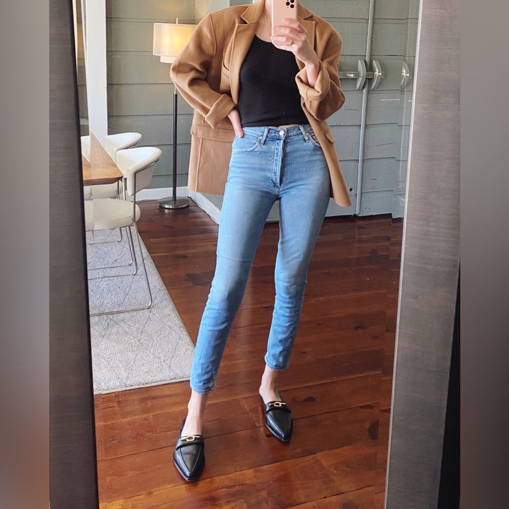 Agolde Nico High Rise Slim Ankle